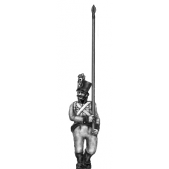 German fusilier standard bearer, shako (18mm)