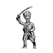 German grenadier officer, advancing (18mm)