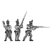 Hungarian fusilier, shako, firing and loading (18mm)