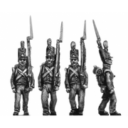 Dutch militia, flank, marching (18mm)