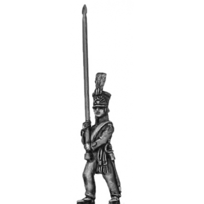 Dutch militia, standard bearer (18mm)