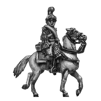 Belgian Carabinier trumpeter, in helmet (18mm)