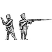 Musketeer, firing and loading (18mm)