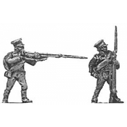 Reserve infantry, firing & loading, caps and jacket (18mm)