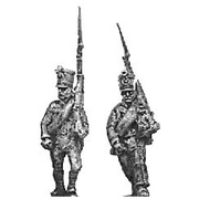 Reserve infantry, marching, shakos and jacket (18mm)