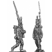 Reserve infantry, marching, English uniform (18mm)