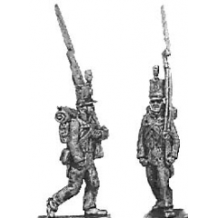 Reserve infantry, marching, English uniform (18mm)