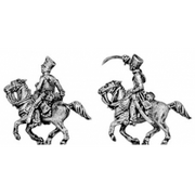 Hussar trooper, charging (18mm)