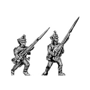 Musketeer/Jager, advancing (18mm)