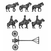 Foot artillery light limber team (18mm)