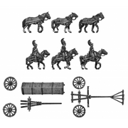 Horse artillery large caisson team (18mm)