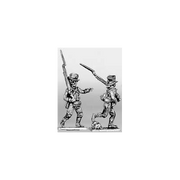 Militiaman, round hat (18mm)