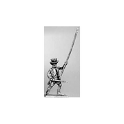 Militia standard bearer (18mm)