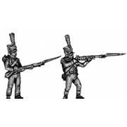 Light infantry skirmisher, firing and loading (18mm)