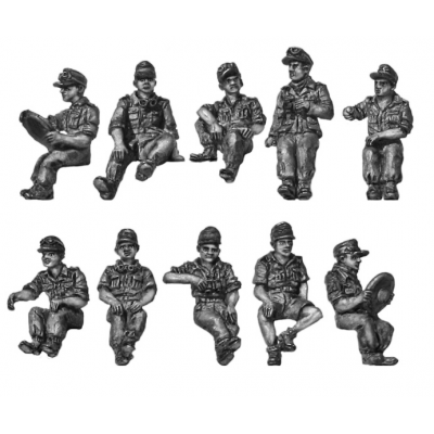 Seated figures for softskin and halftracks (20mm)