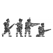 Highland flank company, skirmishing (18mm)