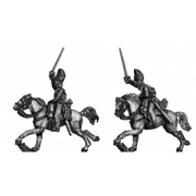 2nd Dragoons Scots Greys charging covered bearskin (18mm)