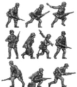 1940’s German Infantry, advancing (20mm)