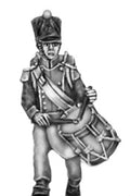 Drummer, covered shako (18mm)