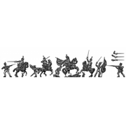 The 69th Foot lose a colour to the 8th Cuirassiers at Quatre Bras (18mm)