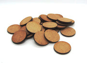 Round MDF bases - 20mm diameter (qty 25)