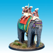 Indian Elephant and Crew (28mm)
