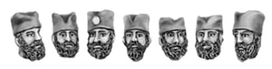 Serbian bearded heads (28mm)