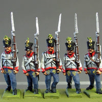 Hungarian fusilier, shako, marching, shoulder arms (18mm)