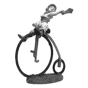 French Lady on penny-farthing bicycle (28mm)