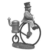 American Rail Baron on steam powered penny-farthing (28mm)
