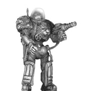 Impervious Suit with Electro-Galvanic Lightning Discharge gun standing (28mm)