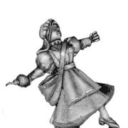 Anarchist Nanny throwing bomb and using pram as shield (28mm)