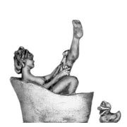 Ophelia Phondlewell in hip bath with Hardlove rubber interloper (28mm)