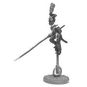 Lancer on unicycle in czapska (28mm)