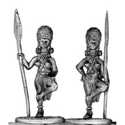Colonel Simpson's Guards, female trooper with spear (28mm)