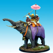 Indian King Porus Elephant and Crew (28mm)
