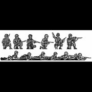 Infantry squad, kneeling and prone (20mm)