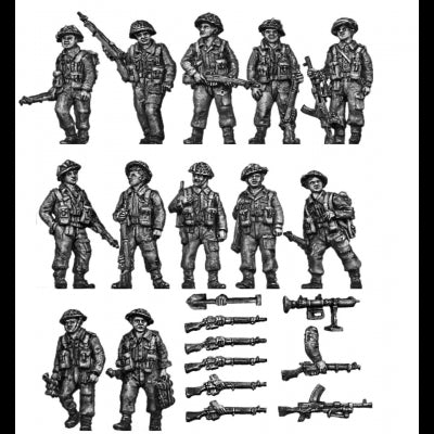 Infantry section walking (20mm)
