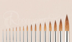 ROSEMARY & CO. Series 33. Pure Kolinsky Sable Brush - Size 3/0