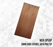 50mm Wire Spears, with pike tip (x30)