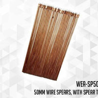 50mm Wire Spears, with spear tip (x30)