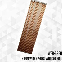 80mm Wire Spears, with spear tip (x20)