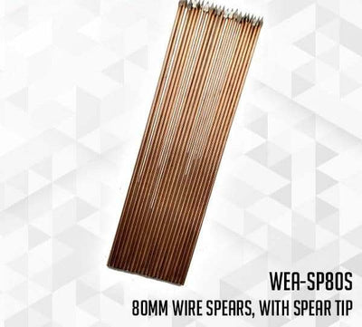 80mm Wire Spears, with spear tip (x20)
